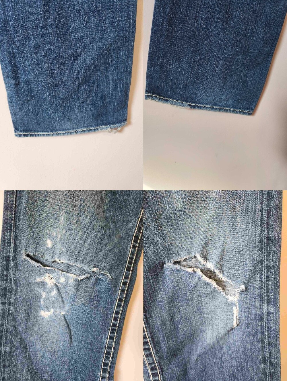 True Religion Billy Big T Distressed Bootcut Jeans 32x33 - Picture 14 of 15
